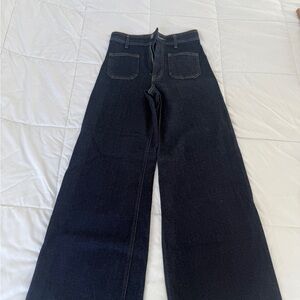 Zara Indigo Denim Trousers